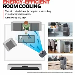 Air Conditioners Honeywell 120-Volt Portable Evaporative Air Cooler With Remote Control, Gray (CL30XC) -Lasko Sales 09250ED1 BAA3 4CC5 A7F74544C049AA4D s7