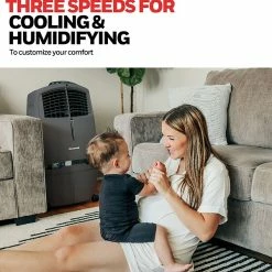 Air Conditioners Honeywell 120-Volt Portable Evaporative Air Cooler With Remote Control, Gray (CL30XC) -Lasko Sales 2838D79D F9E6 404A B2B3F33A539204D9 s7