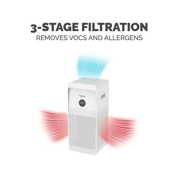 Air Purifiers Fellowes AeraMax SE True HEPA Tower Air Purifier, 3-Speed, White (9794601) 5 Air Purifiers Fellowes AeraMax SE True HEPA Tower Air Purifier, 3-Speed, White (9794601) - Image 3