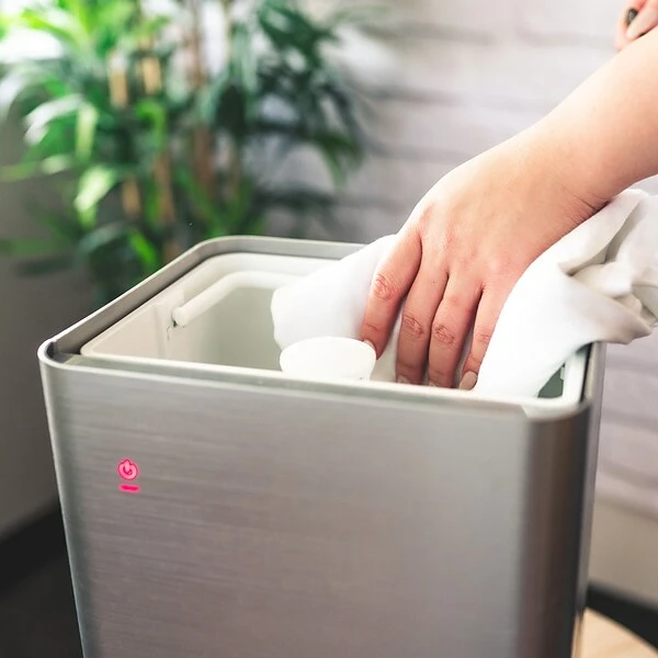 Humidifiers Crane Ultrasonic Cool & Warm Mist Console Humidifier, 1.3-Gallon, For Rooms 500 Sq. Ft., Metallic (EE-6913) 8 Humidifiers Crane Ultrasonic Cool & Warm Mist Console Humidifier, 1.3-Gallon, For Rooms 500 Sq. Ft., Metallic (EE-6913) - Image 6