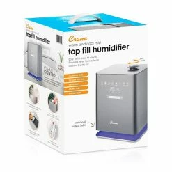 Humidifiers Crane Ultrasonic Cool & Warm Mist Console Humidifier, 1.3-Gallon, For Rooms 500 Sq. Ft., Metallic (EE-6913) 17 Humidifiers Crane Ultrasonic Cool & Warm Mist Console Humidifier, 1.3-Gallon, For Rooms 500 Sq. Ft., Metallic (EE-6913) -Lasko Sales F9EE8A71 0128 4E89 B36AE3AAB2EEF51A s7