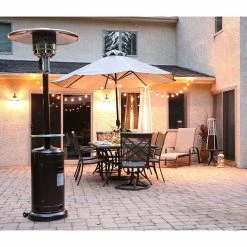Heaters Hanover 7-Ft. 41,000 BTU Steel Umbrella Propane Patio Heater In Hammered Bronze -Lasko Sales m006769350 s7