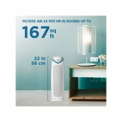 GermGuardian Air Purifiers Germ Guardian HEPA Tower Air Purifier, White (AC4825W) 11 GermGuardian Air Purifiers Germ Guardian HEPA Tower Air Purifier, White (AC4825W) -Lasko Sales sp110203236 s7