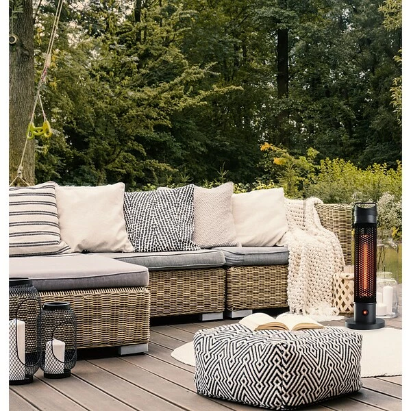 Heaters Hanover 800-Watt Electric Heater, Black (HAN1056IC-BLK) 4 Heaters Hanover 800-Watt Electric Heater, Black (HAN1056IC-BLK) - Image 2