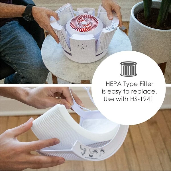 Honeywell QuietClean® Air Purifier Crane HEPA Tabletop Air Purifier, 3-Speed, White (EE-7002AIR) 7 Honeywell QuietClean® Air Purifier Crane HEPA Tabletop Air Purifier, 3-Speed, White (EE-7002AIR) - Image 5