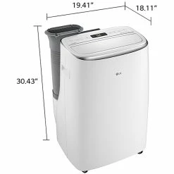 Air Conditioners LG DUAL Inverter 14000 BTU Portable Air Conditioner With Remote Control, White (LP1419IVSM) 14 Air Conditioners LG DUAL Inverter 14000 BTU Portable Air Conditioner With Remote Control, White (LP1419IVSM) -Lasko Sales sp126566761 s7