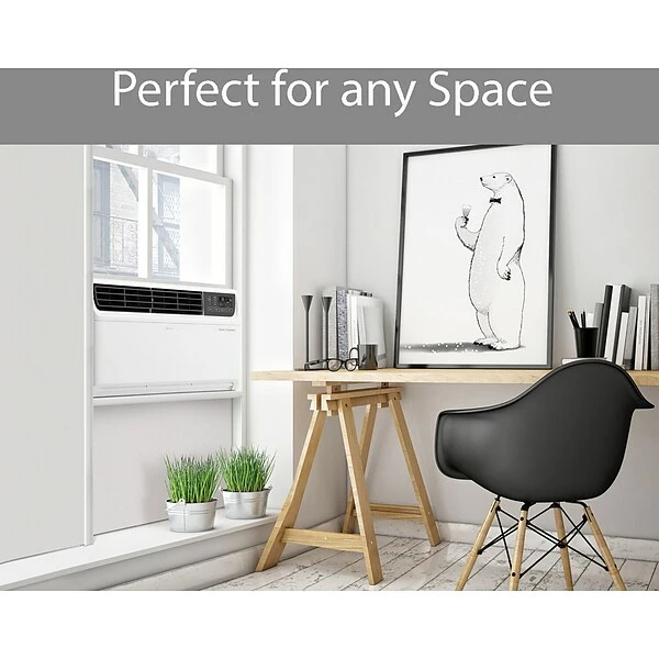 Air Conditioners LG DUAL Inverter 14000 BTU Window Air Conditioner With Remote Control, White (LW1517IVSM) 9 Air Conditioners LG DUAL Inverter 14000 BTU Window Air Conditioner With Remote Control, White (LW1517IVSM) - Image 7