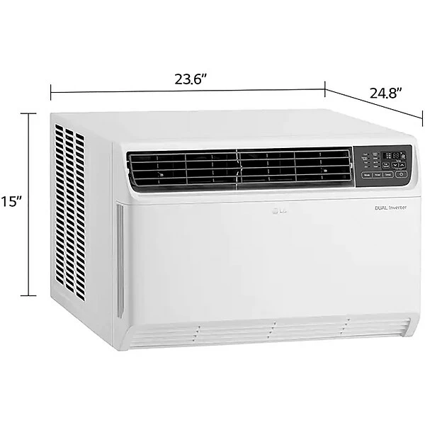 Air Conditioners LG DUAL Inverter 14000 BTU Window Air Conditioner With Remote Control, White (LW1517IVSM) 6 Air Conditioners LG DUAL Inverter 14000 BTU Window Air Conditioner With Remote Control, White (LW1517IVSM) - Image 4