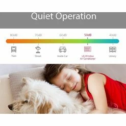 Air Conditioners LG 5000 BTU Window Air Conditioner With Mechanical Control, White (LW5016)