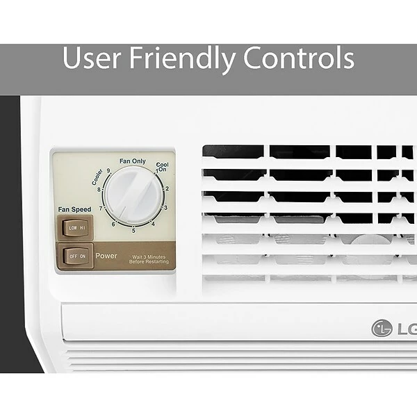 Air Conditioners LG 5000 BTU Window Air Conditioner With Mechanical Control, White (LW5016) 4 Air Conditioners LG 5000 BTU Window Air Conditioner With Mechanical Control, White (LW5016) - Image 2