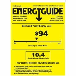 Air Conditioners Keystone 10,000 BTU Window Air Conditioner With Remote Control, White (KSTSW10A)