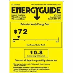 Air Conditioners Keystone 8000 BTU Window Air Conditioner With Remote Control, White (KSTSW08A)