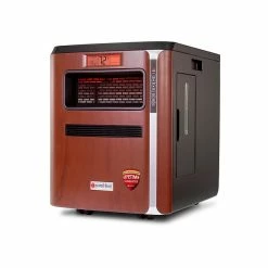 Heaters GreenTech Environmental PureHeat 3-in-1 1500-Watt 5200 BTU Infrared Electric Heater, Brown (PH3IN1V01US)