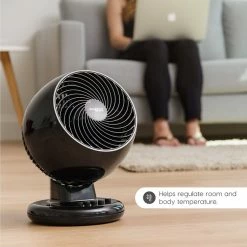Fans IRIS® Woozoo Whole Room Oscillating Circulating Fan, Black (586792) 11 Fans IRIS® Woozoo Whole Room Oscillating Circulating Fan, Black (586792) -Lasko Sales sp13445454 s7