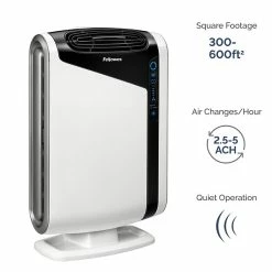Air Purifiers Fellowes AeraMax DX55 True HEPA Console Air Purifier, White (9320801) 8 Air Purifiers Fellowes AeraMax DX55 True HEPA Console Air Purifier, White (9320801) -Lasko Sales sp134492713 s7