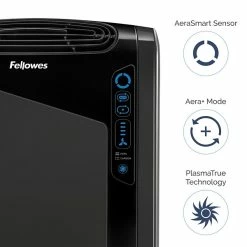 Air Purifiers Fellowes AeraMax Energy Star True HEPA Console Air Purifier, Black (9286201/AEAAMAX) 12 Air Purifiers Fellowes AeraMax Energy Star True HEPA Console Air Purifier, Black (9286201/AEAAMAX) -Lasko Sales sp134492741 s7
