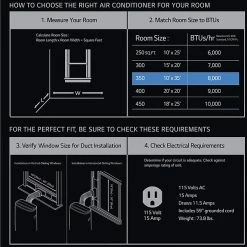 Air Conditioners LG Electronics 8,000 BTU Portable Air Conditionery, 17 Air Conditioners LG Electronics 8,000 BTU Portable Air Conditionery, -Lasko Sales sp135450663 s7