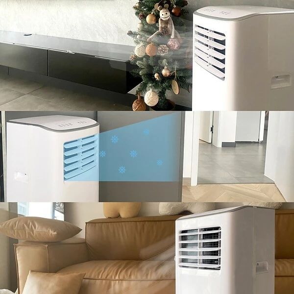 Air Conditioners JHS 8,000 BTU Portable Air Conditioner, Remote Control, Black And White HF8CESVWK5 3 Air Conditioners JHS 8,000 BTU Portable Air Conditioner, Remote Control, Black And White HF8CESVWK5