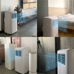 Air Conditioners JHS 8,000 BTU Portable Air Conditioner, Remote Control, Black And White HF8CESVWK5 11 Air Conditioners JHS 8,000 BTU Portable Air Conditioner, Remote Control, Black And White HF8CESVWK5 -Lasko Sales sp135450666 s7