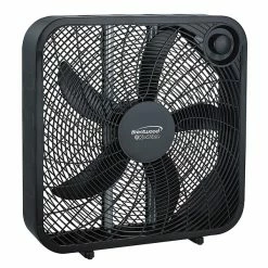 Fans Brentwood 20 Inch Box Fan In Black (F-20SB)