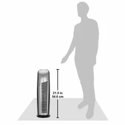 Air Purifiers PureGuardian HEPA Tower Air Purifier, 3-Speed, Gray/Silver (AP2200CA) 11 Air Purifiers PureGuardian HEPA Tower Air Purifier, 3-Speed, Gray/Silver (AP2200CA) -Lasko Sales sp13860120 s7