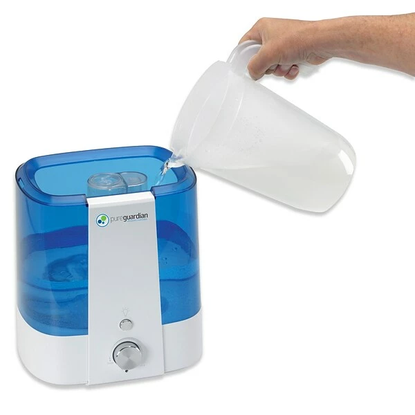 Humidifiers PureGuardian Ultrasonic Cool Mist Console Humidifier, 1.5-Gallon, White/Blue (H1175WCA) 5 Humidifiers PureGuardian Ultrasonic Cool Mist Console Humidifier, 1.5-Gallon, White/Blue (H1175WCA) - Image 3