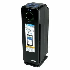 Air Purifiers GermGuardian Smart Elite 4-in-1 True HEPA Tower Air Purifier, 5-Speed, WiFi Enabled, Black (CDAP4500BCA) 12 Air Purifiers GermGuardian Smart Elite 4-in-1 True HEPA Tower Air Purifier, 5-Speed, WiFi Enabled, Black (CDAP4500BCA) -Lasko Sales sp14149175 s7