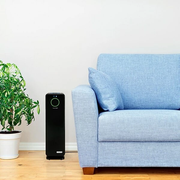 Air Purifiers GermGuardian Smart Elite 4-in-1 True HEPA Tower Air Purifier, 5-Speed, WiFi Enabled, Black (CDAP4500BCA) 9 Air Purifiers GermGuardian Smart Elite 4-in-1 True HEPA Tower Air Purifier, 5-Speed, WiFi Enabled, Black (CDAP4500BCA) - Image 7