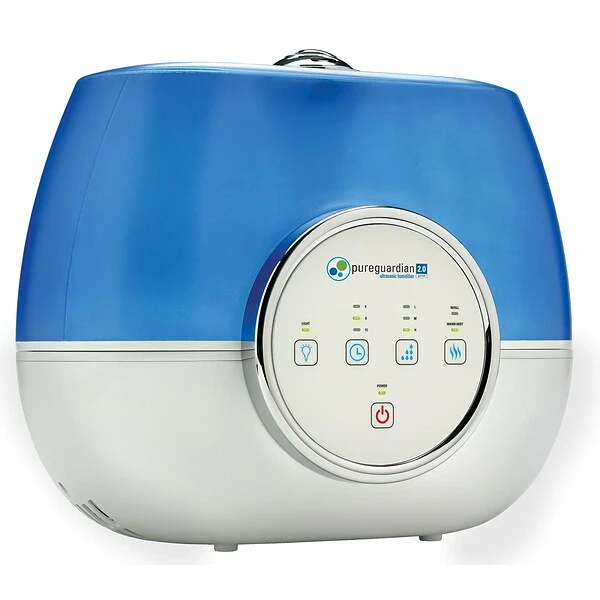 Humidifiers PureGuardian Ultrasonic Cool & Warm Mist Console Humidifier, 2-Gallon, White/Blue (H4810AR) 4 Humidifiers PureGuardian Ultrasonic Cool & Warm Mist Console Humidifier, 2-Gallon, White/Blue (H4810AR) - Image 2