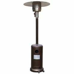 Heaters Flash Furniture Propane Stainless Steel Outdoor Heater, 40,000 BTU, Bronze (NANHSSAGHBR) -Lasko Sales sp155714099 s7