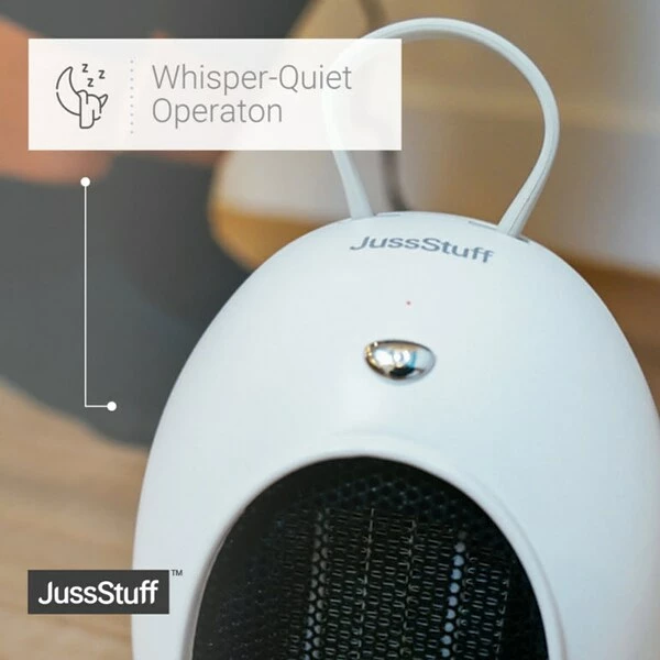 Heaters JussStuff Egg Space Heater, White (OJN100040) 4 Heaters JussStuff Egg Space Heater, White (OJN100040) - Image 2