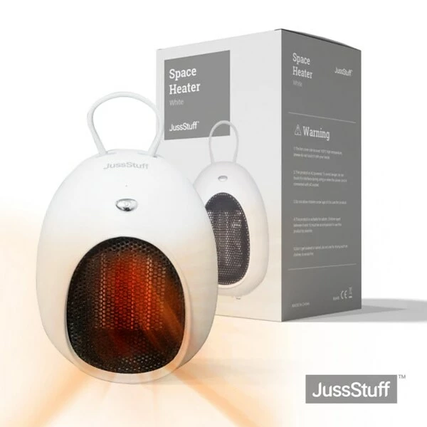 Heaters JussStuff Egg Space Heater, White (OJN100040) 5 Heaters JussStuff Egg Space Heater, White (OJN100040) - Image 3