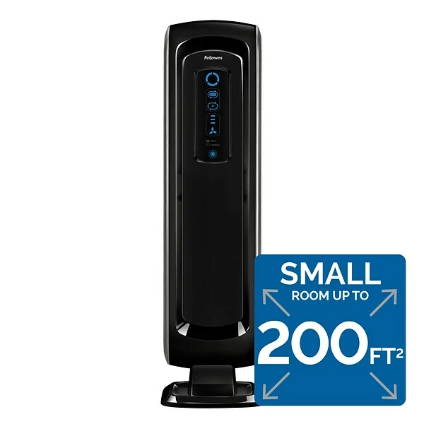Air Purifiers Fellowes AeraMax True HEPA Tower 90 Small Room Air Purifier, Black (9286001) 3 Air Purifiers Fellowes AeraMax True HEPA Tower 90 Small Room Air Purifier, Black (9286001)