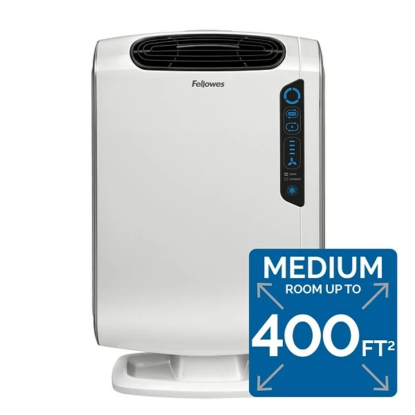 Air Purifiers Fellowes AeraMax DX55 True HEPA Console Air Purifier, White (9320701) 3 Air Purifiers Fellowes AeraMax DX55 True HEPA Console Air Purifier, White (9320701)