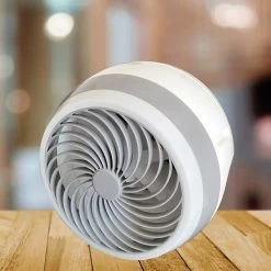 Air Conditioners Optimus 7" 3-Speed Mini USB Air Cooler With Aromatherapy Box And Light, White, (F-9407)