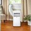 Air Conditioners Arctic King 10000 BTU Portable Air Conditioner, Temperature Sensing Remote, White (KAP10R1CWT)