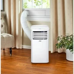 Air Conditioners Arctic King 10000 BTU Portable Air Conditioner, Temperature Sensing Remote, White (KAP10R1CWT)