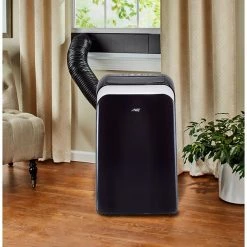 Air Conditioners Arctic King 13500 BTU Portable Air Conditioner, Temperature Sensing Remote, Black (KAP14H1CBL)