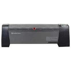 Heaters Comfort Zone 50-Watt/1,500-Watt Digital 30" Convection Portable Baseboard Heater, Black (CZ650B) 10 Heaters Comfort Zone 50-Watt/1,500-Watt Digital 30" Convection Portable Baseboard Heater, Black (CZ650B) -Lasko Sales sp183004385 s7