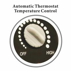 Heaters Optimus 1,320-Watt Portable Fan-Forced Radiant Heater With Thermostat, Black (H-2218BK) 15 Heaters Optimus 1,320-Watt Portable Fan-Forced Radiant Heater With Thermostat, Black (H-2218BK) -Lasko Sales sp191092261 s7