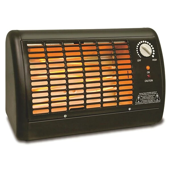 Heaters Optimus 1,320-Watt Portable Fan-Forced Radiant Heater With Thermostat, Black (H-2218BK) 3 Heaters Optimus 1,320-Watt Portable Fan-Forced Radiant Heater With Thermostat, Black (H-2218BK)