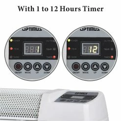 Heaters Optimus 750-Watt/1,500-Watt Baseboard Convection Heater With Digital Display And Thermostat, 30-In., White (H-3603) -Lasko Sales sp191092272 s7