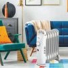 Heaters Optimus 700-Watt Mini 7-Fin Portable Oil-Filled Radiator Heater With Thermostat, White (H-6003) -Lasko Sales sp191092280 s7