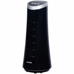 Fans Optimus F-7345BK 12" Desktop Ultraslim Oscillating Tower Fan (Black) (OPSF7345BK)