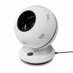 Fans Greentech Environmental PureFlow QT7 12.75"H 12-Speed Oscillating Fan With Remote Control, White (PFGT7V01US)