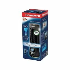 Fans Honeywell QuietSet 12.99"H 4 Speed Tower Fan, Black (HTF210B)