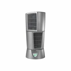 Lasko Fans Lasko Platinum Desktop Wind 14"H 3 Speed Oscillating Tower Fan, Gray (4910)