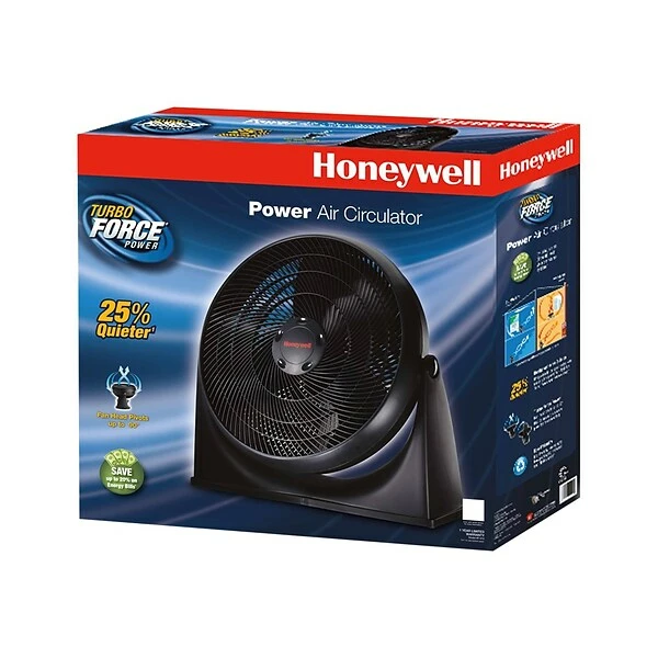 Air Quality Honeywell TurboForce 22.87"H 3 Speed Floor Fan, Black (HF-910) 3 Air Quality Honeywell TurboForce 22.87"H 3 Speed Floor Fan, Black (HF-910)