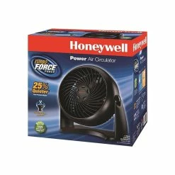 Portable Fans Honeywell TurboForce Air Circulator 10.91" 3 Speed Floor Fan, Black (HT-900)