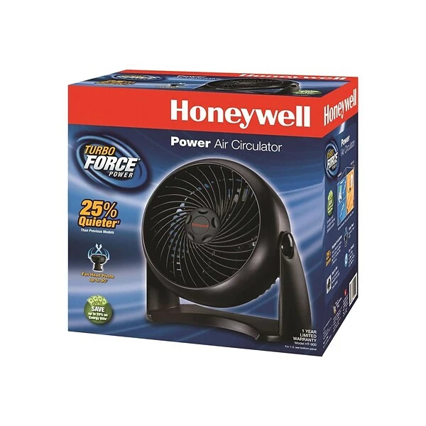 Portable Fans Honeywell TurboForce Air Circulator 10.91" 3 Speed Floor Fan, Black (HT-900) 3 Portable Fans Honeywell TurboForce Air Circulator 10.91" 3 Speed Floor Fan, Black (HT-900)